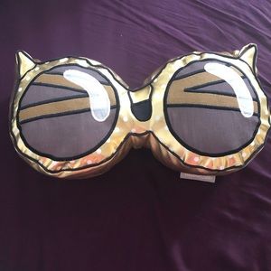 Cat-eye sunglasses pillow from Land Of Nod